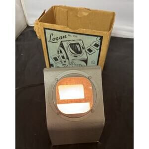 Logan Magna-View No. 210 Electric Table Slide Viewer w/Box Works Vintage